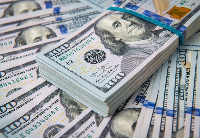 $100 US bills